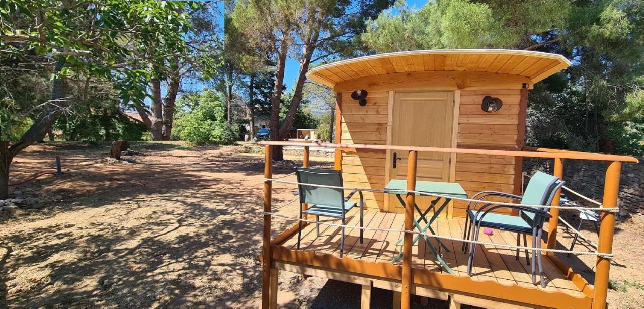 Roulotte Dans L'Aude Villa Trausse ภายนอก รูปภาพ